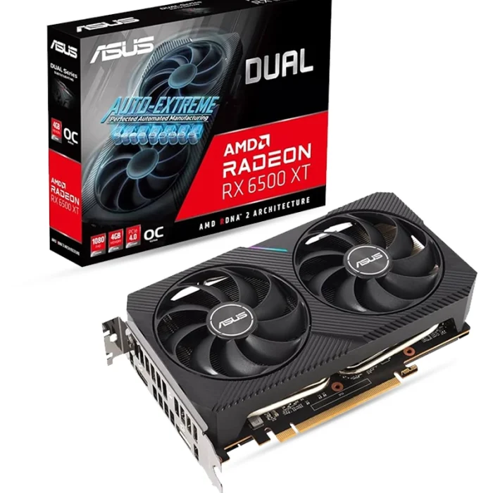 ASUS Dual RX 6500 XT 4GB OC Edition GDDR6