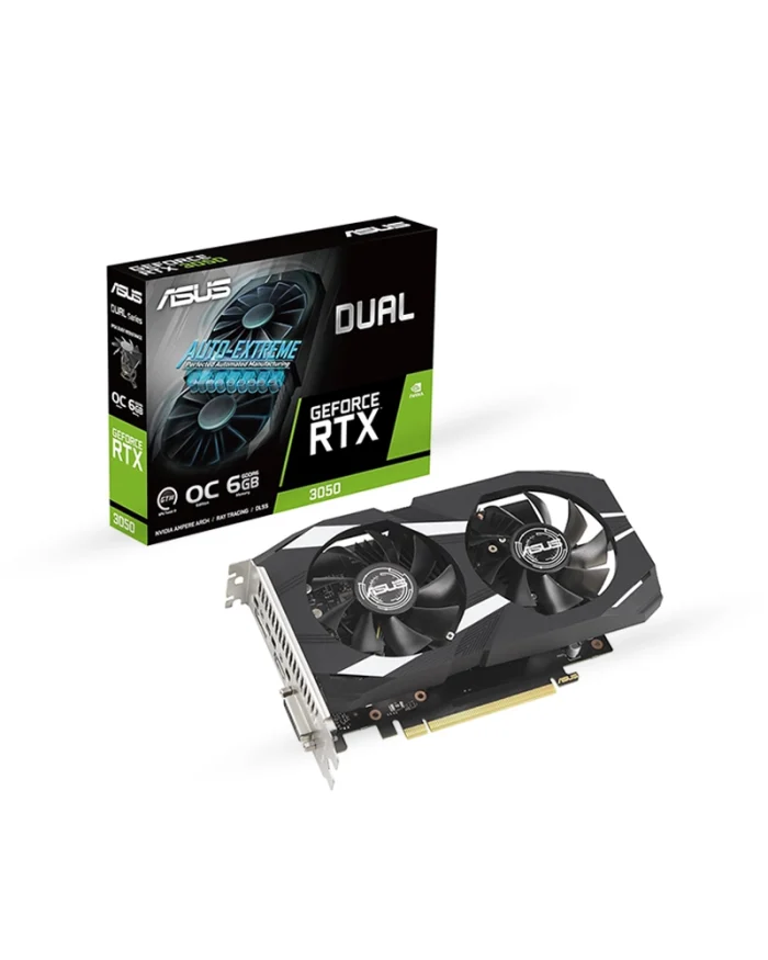 ASUS Dual RTX 3050 6GB OC Edition GDDR6 – DUAL-RTX3050-O6G