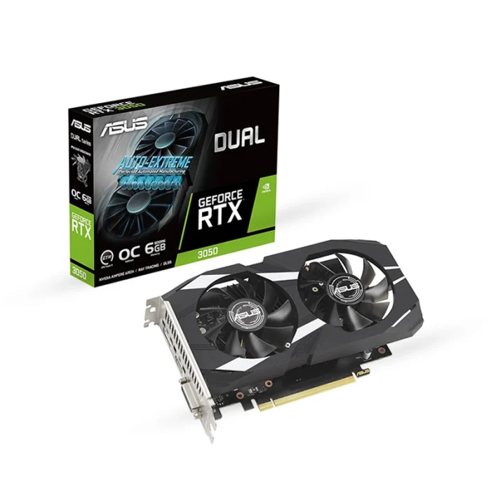 ASUS Dual RTX 3050 6GB OC Edition GDDR6 – DUAL-RTX3050-O6G