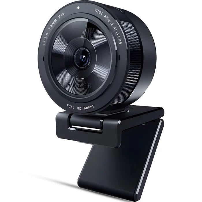 Razer Kiyo Pro Streaming Webcam | Full HD 1080p 60FPS | Adaptive Light Sensor | HDR-Enabled | Wide-Angle Lens with Adjustable FOV | Works with Zoom/Teams/Skype for Conferencing and Video Calling