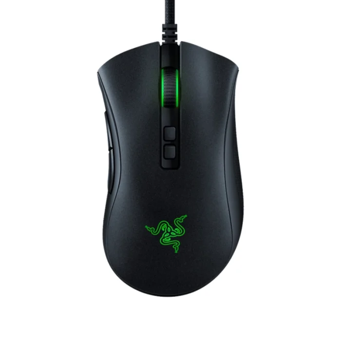 Razer DeathAdder V2 Ergonomic Wired Gaming Mouse + Razer Goliathus Stealth – Bundle