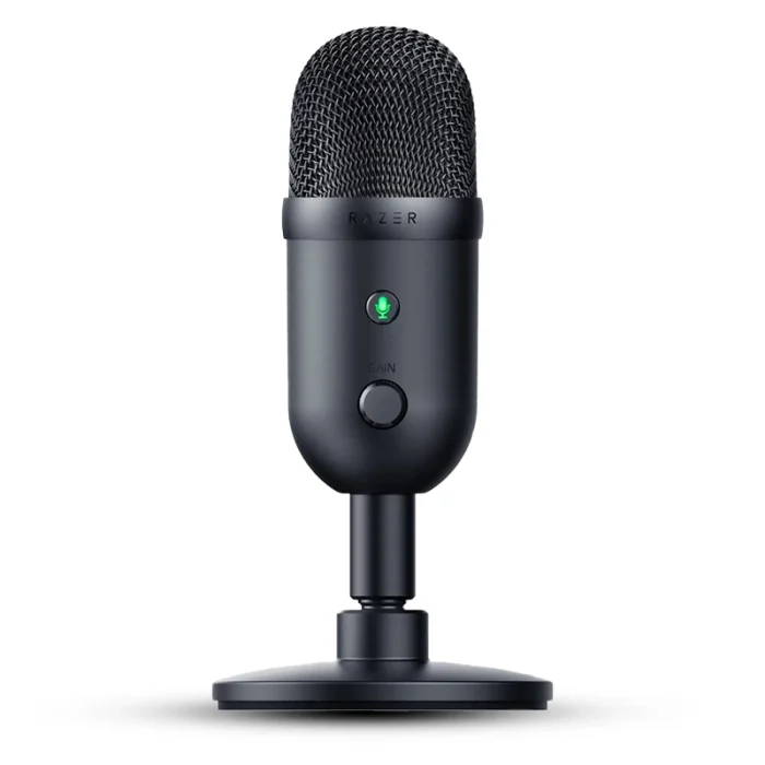 Razer Seiren V2 X USB Condenser Microphone | for Streaming and Gaming on PC | Supercardioid Pickup Pattern | Integrated Digital Limiter | Mic Monitoring and Gain Control | Built-in Shock Absorber