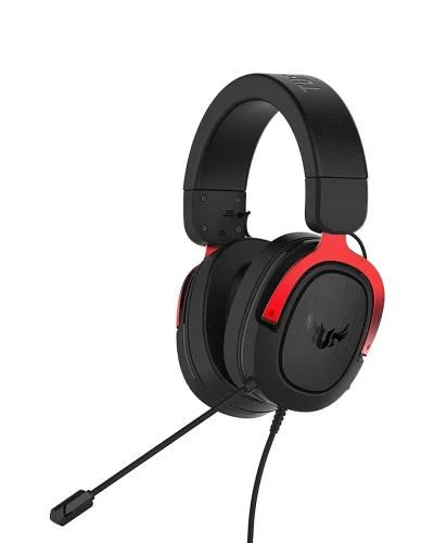 ASUS TUF H3 RED – 7.1 Surround Sound Gaming Headset