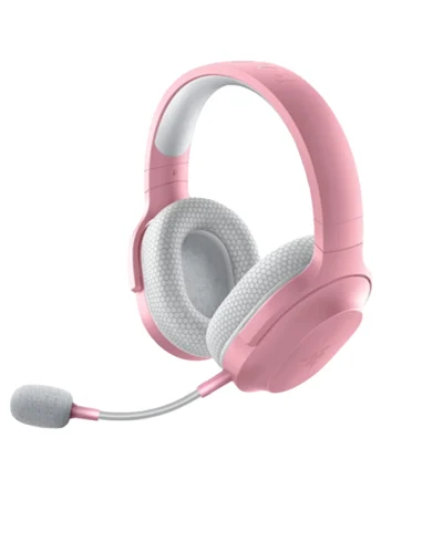 Razer Barracuda – Wireless Multi-Platform Gaming and Mobile Headset – Quartz Pink Ear Headset – Quartz Edition -RZ04-03790300-R3M1