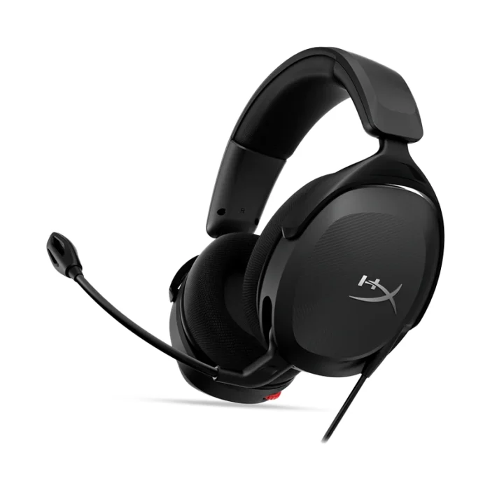 HyperX Cloud Stinger 2 Greatness Refined, Lightweight Wired Over Ear Headset with mic, Swivel-to-Mute Function, 50mm Drivers, PC Compatible – Black (519T1AA)