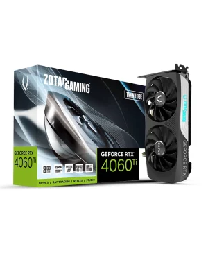 ZOTAC GAMING GEFORCE RTX 4060 Ti TWIN EDGE 8GB GDDR6, 128bit, 2535/18000, HDCP, Three DP, HDMI, Medium Pack